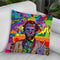 Psychedelic-Abe Throw Pillow By Howie Green - All About Vibe
