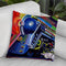 Pop Art Blue Train Throw Pillow By Howie Green - All About Vibe