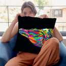 Crocodile Smile Throw Pillow By Bob Weer - All About Vibe