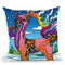 Pop Art Reindeer Throw Pillow By Howie Green - All About Vibe