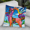 Pop Art Reindeer Throw Pillow By Howie Green - All About Vibe