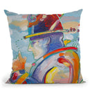 Pop Art Thinker Throw Pillow By Howie Green - All About Vibe