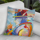 Pop Art Thinker Throw Pillow By Howie Green - All About Vibe