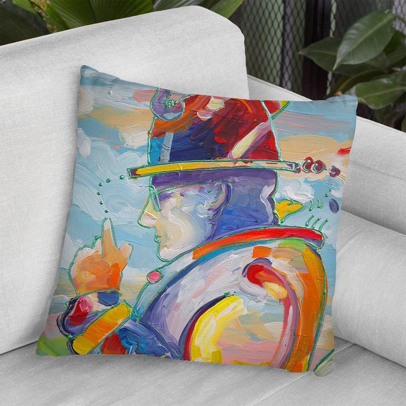 Pop Art Thinker Throw Pillow By Howie Green - All About Vibe