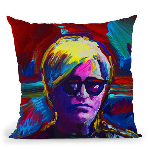 Andy Warhol Throw Pillow By Howie Green - All About Vibe