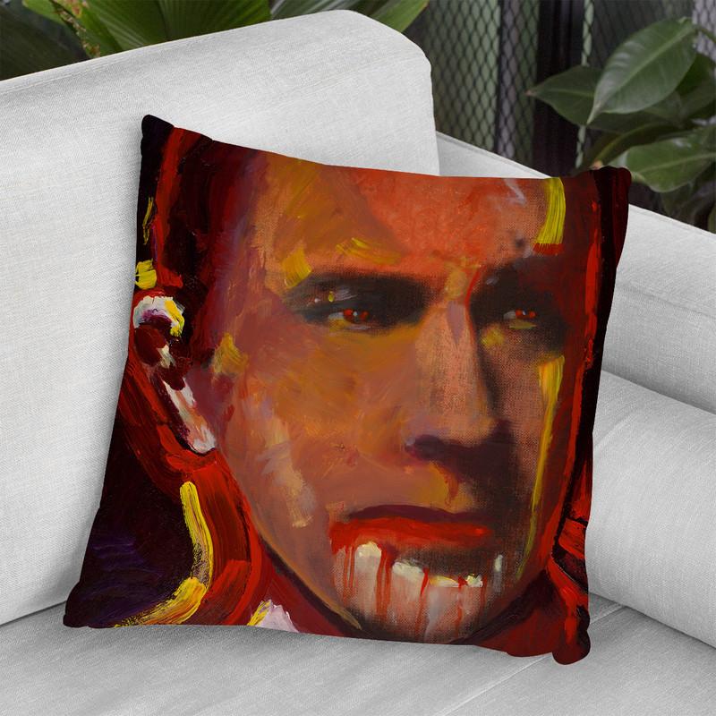 Bela Legosi Throw Pillow By Howie Green - All About Vibe