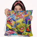 Carmen Miranda Throw Pillow By Howie Green - All About Vibe