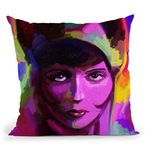 Clara Bow Throw Pillow By Howie Green - All About Vibe