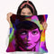 Clara Bow Throw Pillow By Howie Green - All About Vibe
