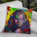 Eddie Vedder Throw Pillow By Howie Green - All About Vibe