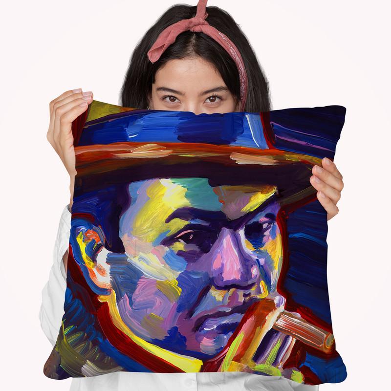 Edward G Robinson Throw Pillow By Howie Green - All About Vibe