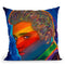 Elvis Rainbow Throw Pillow By Howie Green - All About Vibe