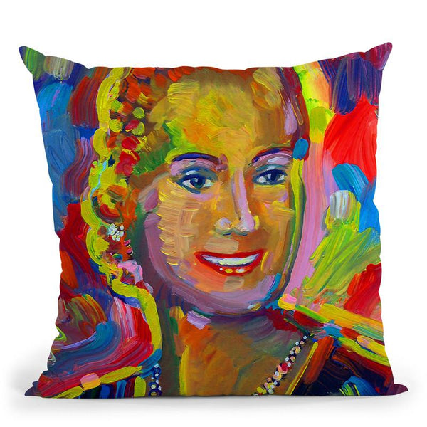 Evita Eva Perone Throw Pillow By Howie Green - All About Vibe