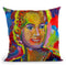 Evita Eva Perone Throw Pillow By Howie Green - All About Vibe