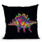 Stegosaurus Throw Pillow By Bob Weer - All About Vibe