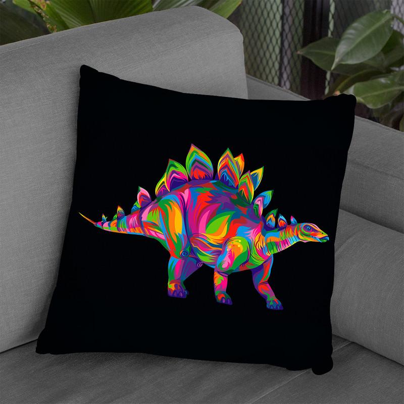 Stegosaurus Throw Pillow By Bob Weer - All About Vibe