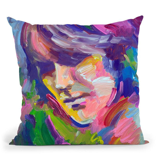 George Harrison Throw Pillow By Howie Green - All About Vibe