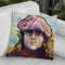 John Lennon Hat Throw Pillow By Howie Green - All About Vibe