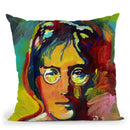 John Lennon Throw Pillow By Howie Green - All About Vibe