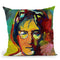 John Lennon Throw Pillow By Howie Green - All About Vibe