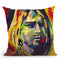 Kurt Cobain Throw Pillow By Howie Green - All About Vibe