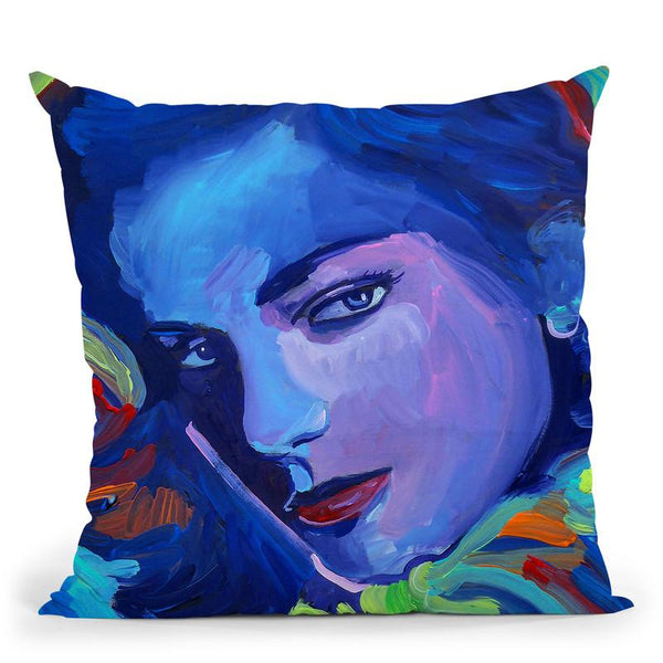 Lauren Bacall Throw Pillow By Howie Green - All About Vibe