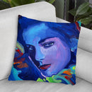 Lauren Bacall Throw Pillow By Howie Green - All About Vibe