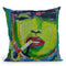 Madonna Smoking Throw Pillow By Howie Green - All About Vibe