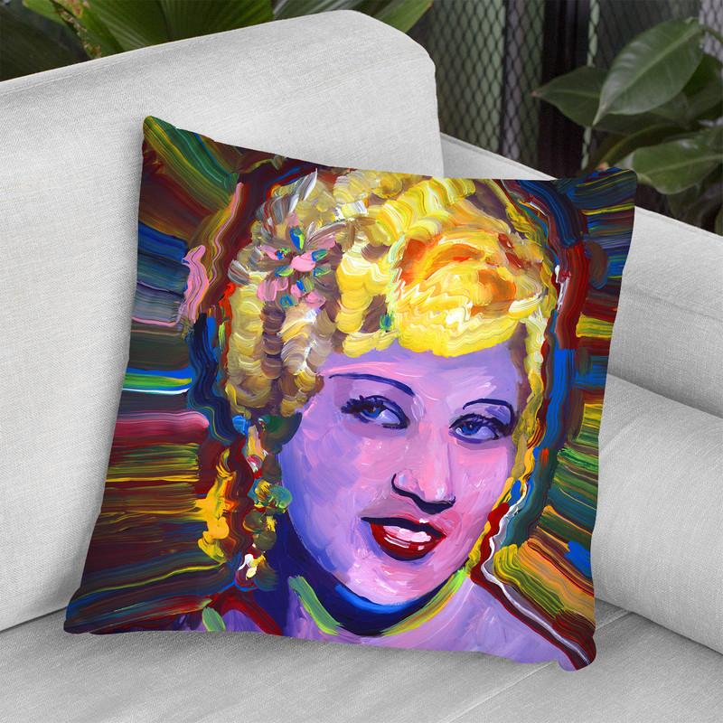 Mae West Throw Pillow By Howie Green - All About Vibe