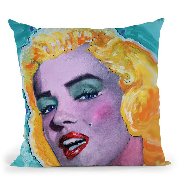 Mayilyn Monroe Throw Pillow By Howie Green - All About Vibe