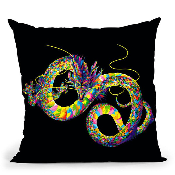 Chinese Dragon Throw Pillow By Bob Weer - All About Vibe