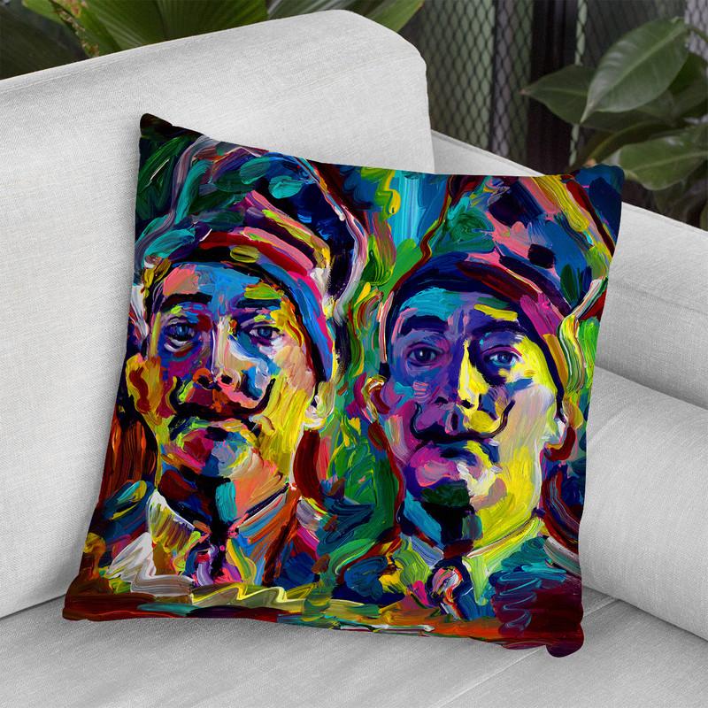 Salvador Dali Throw Pillow By Howie Green - All About Vibe