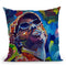 Stevie Wonder Throw Pillow By Howie Green - All About Vibe