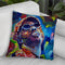 Stevie Wonder Throw Pillow By Howie Green - All About Vibe