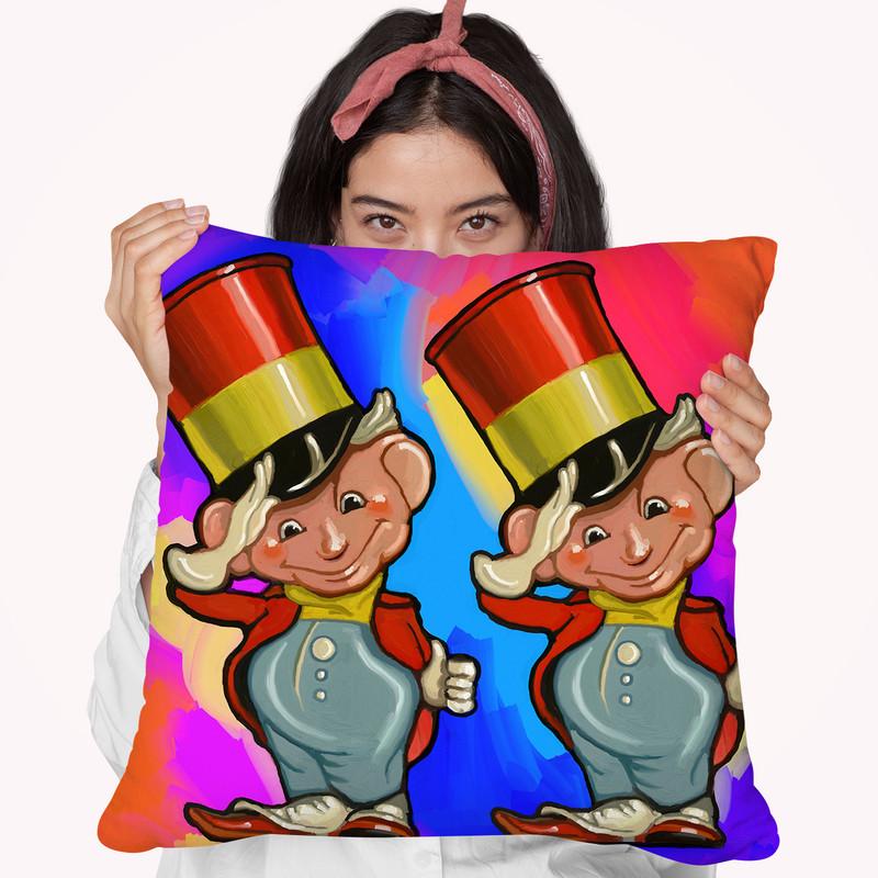 Pop-Art-Elf-Majors Throw Pillow By Howie Green - All About Vibe