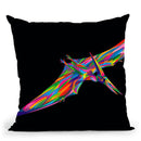 Pterodactyl Throw Pillow By Bob Weer - All About Vibe