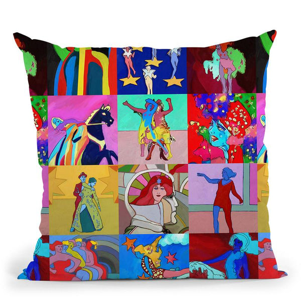 Beatles-Yellow-Sub-Ladies Throw Pillow By Howie Green - All About Vibe