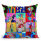 Beatles-Yellow-Sub-Ladies Throw Pillow By Howie Green - All About Vibe
