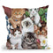 Cuddly Kittens Throw Pillow By Jenny Newland - All About Vibe