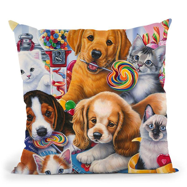 Sweet Ones Throw Pillow By Jenny Newland - All About Vibe