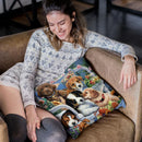 Country Pups Throw Pillow By Jenny Newland - All About Vibe