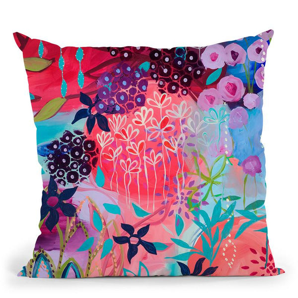 Spirit Garden Throw Pillow By Carrie Schmitt And Megan Jefferson - All About Vibe