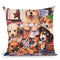 Suds And Pups Throw Pillow By Jenny Newland - All About Vibe