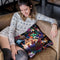 While Kittens Are Away Mice Will Play Throw Pillow By Jenny Newland - All About Vibe