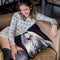 White Arabian Stallion Throw Pillow By Jenny Newland - All About Vibe