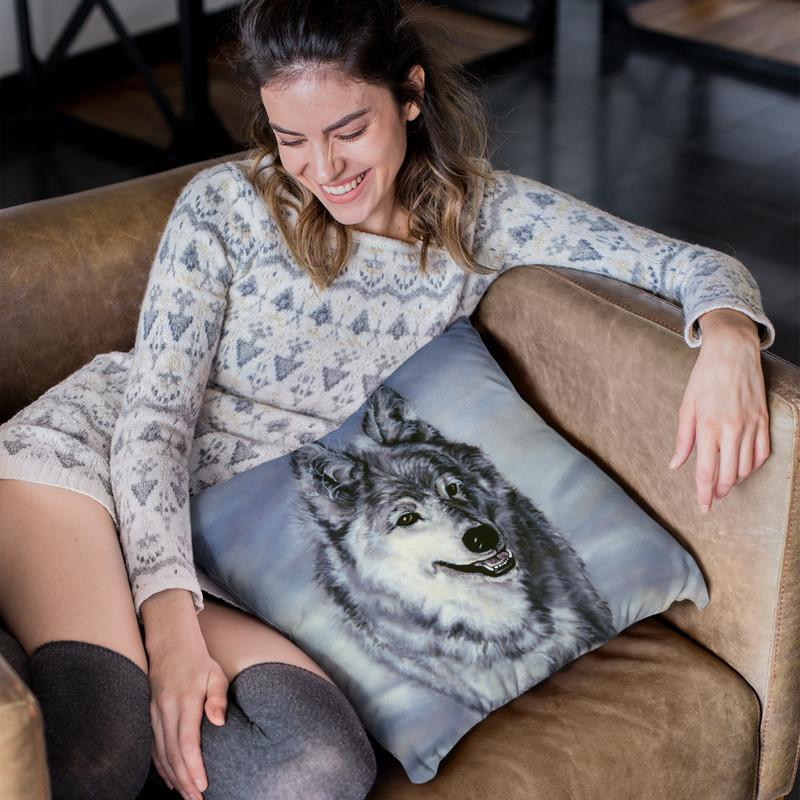 Lord Of The Winterland Throw Pillow By Jenny Newland - All About Vibe