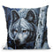 White Wolf Outdoor Throw Pillow By Jenny Newland - All About Vibe