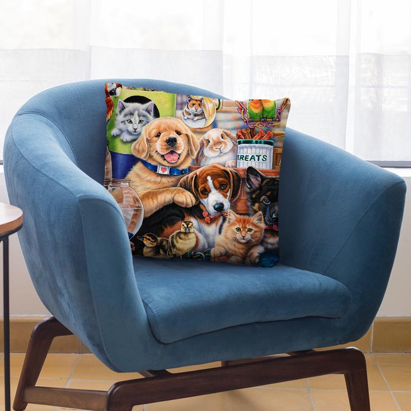 Petop Throw Pillow By Jenny Newland - All About Vibe