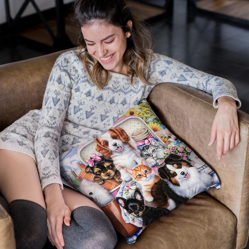 Fun Size Throw Pillow By Jenny Newland - All About Vibe