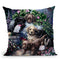 Gardening Puppies Throw Pillow By Jenny Newland - All About Vibe